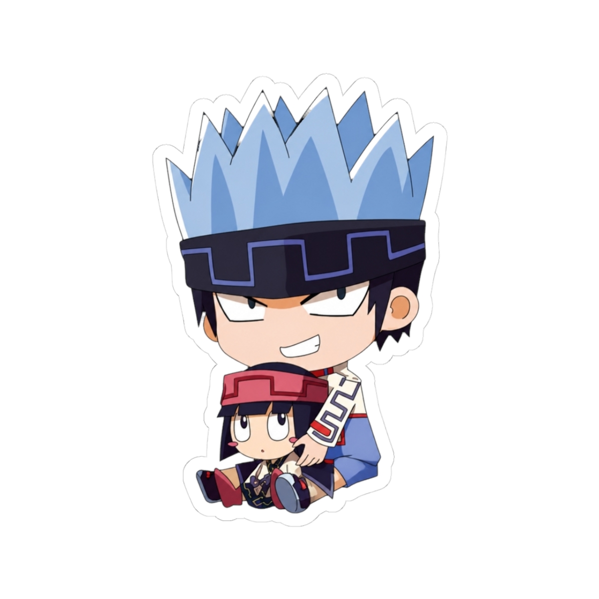 Chibi HoroHoro and Kururu Shaman King Sticker